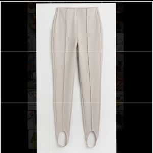 COPY - Crease front stirrup leggings